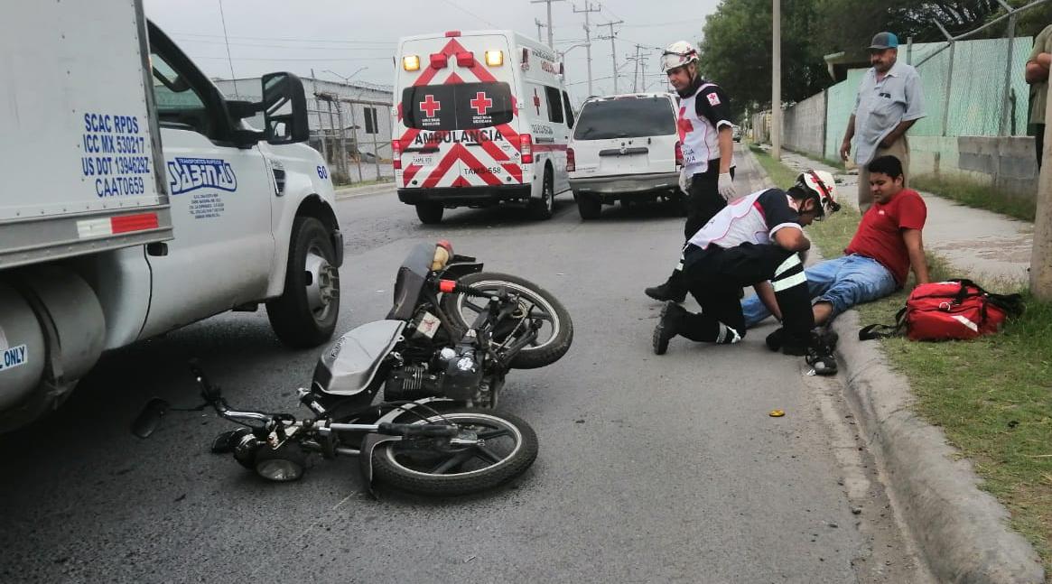 Arrollan a motociclista en crucero de Nuevo Laredo