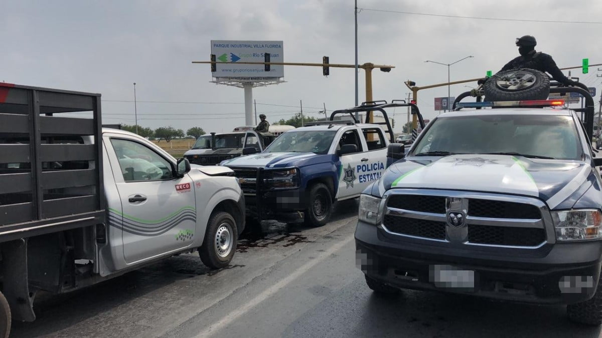 Choca patrulla de la policía estatal tras persecución y balacera