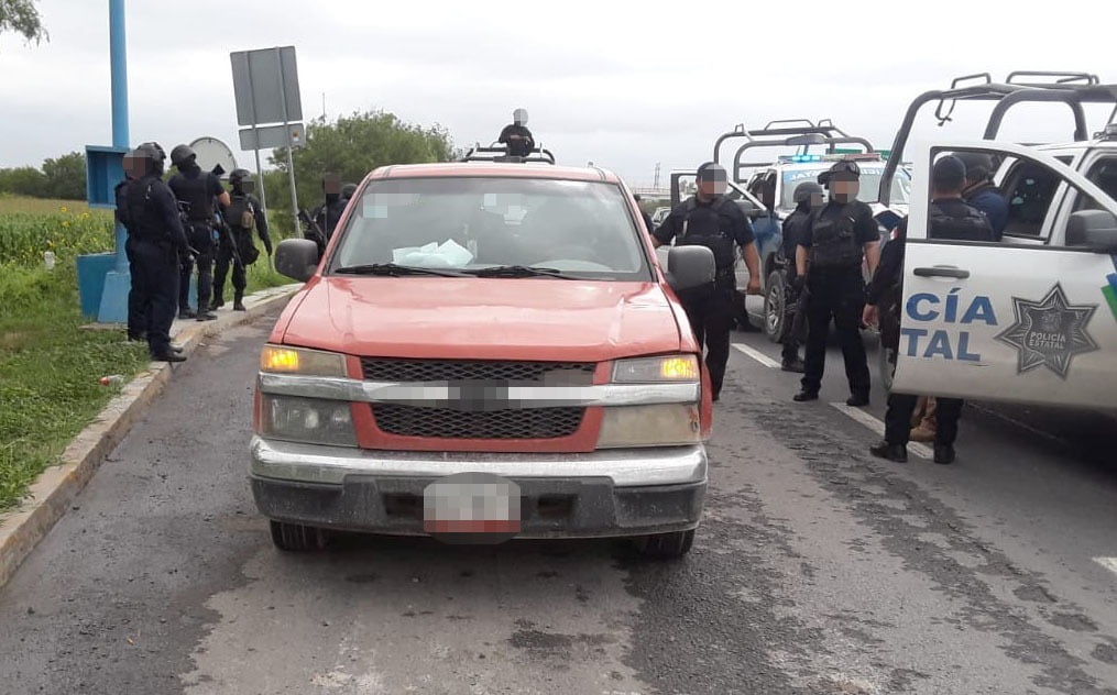 Cae sujeto que conducía una camioneta robada sobre la Reynosa-Matamoros