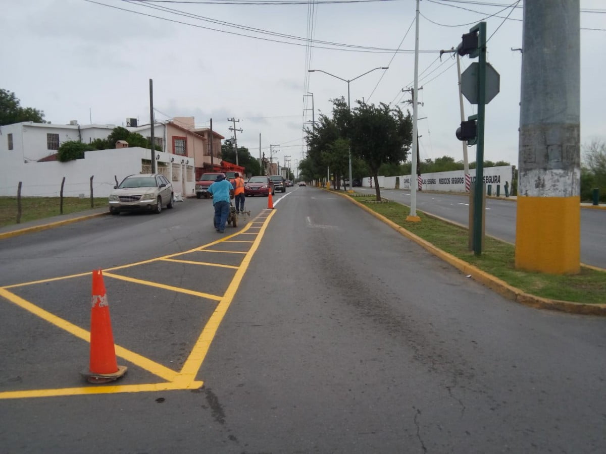 Mejoran señalización vial en  Paseo Colón y Ruiz Cortines