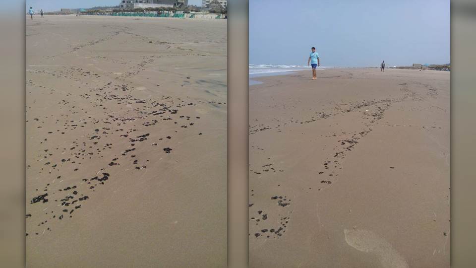 Con análisis determinan origen de chapopote que arribo a playa Miramar