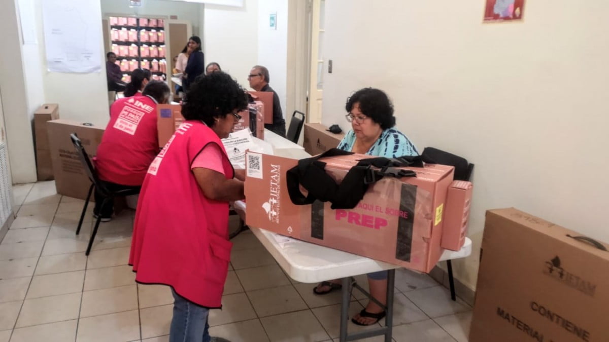 Inicia entrega de paquetes electorales en Nuevo Laredo