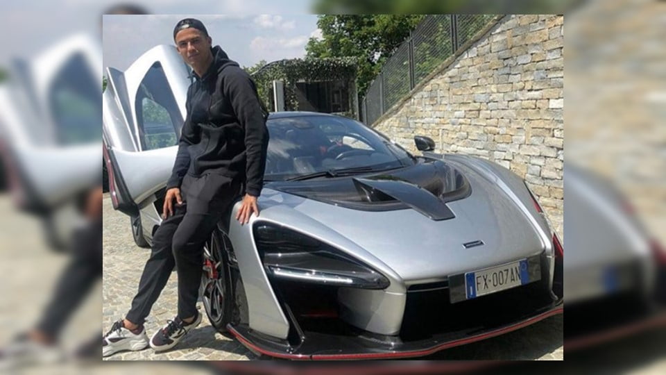 Cristiano presume su nuevo ‘juguete’