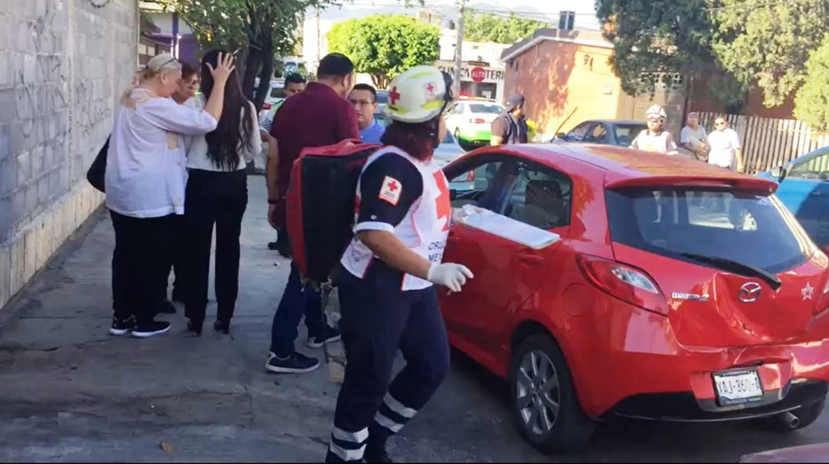 Se registra choque en Victoria, participa candidata a Diputada