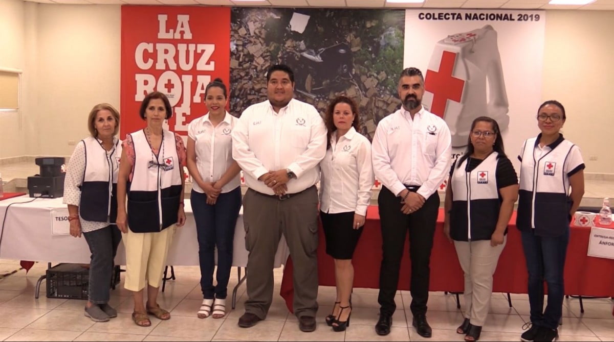 Recibe la Cruz Roja aportación de la UAT en la colecta 2019