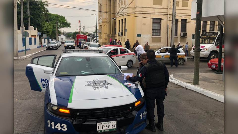 Policía Estatal ha protagonizado en Tampico ya 7 choques en este año