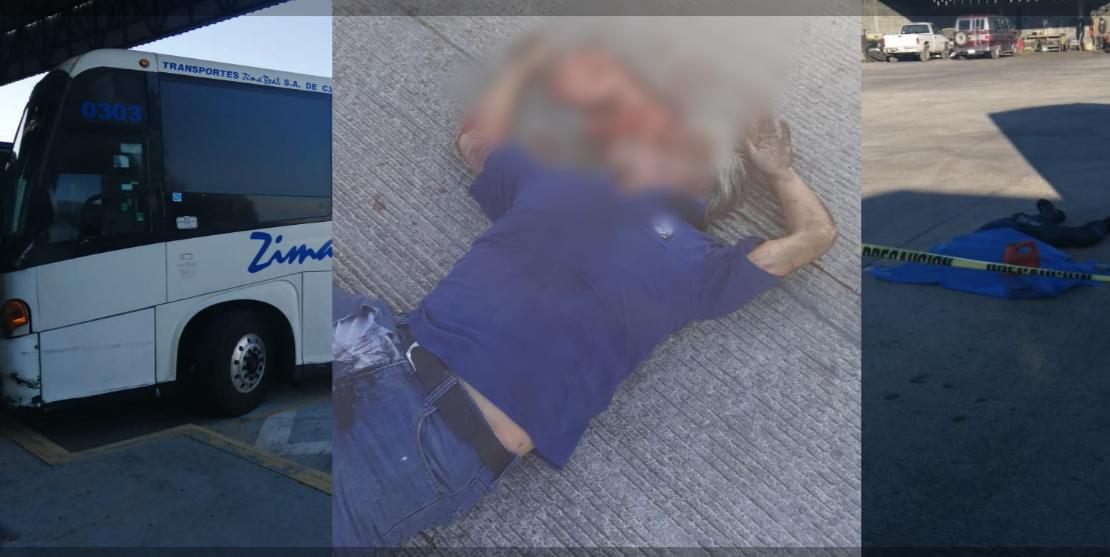 Autobús le aplasta la cabeza y muere en Nuevo Laredo