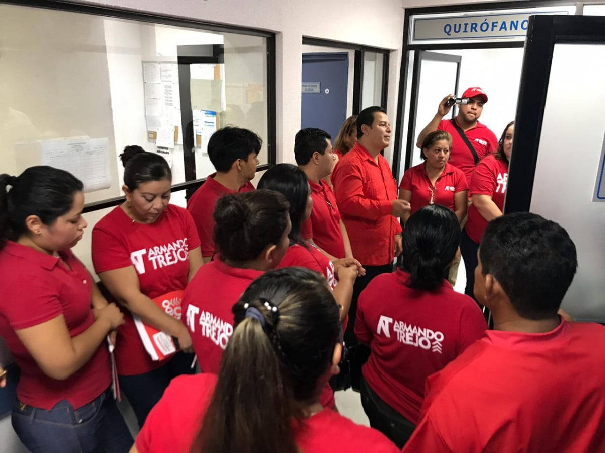 Culminan recorridos por el sector salud por  planilla roja: Armando Trejo