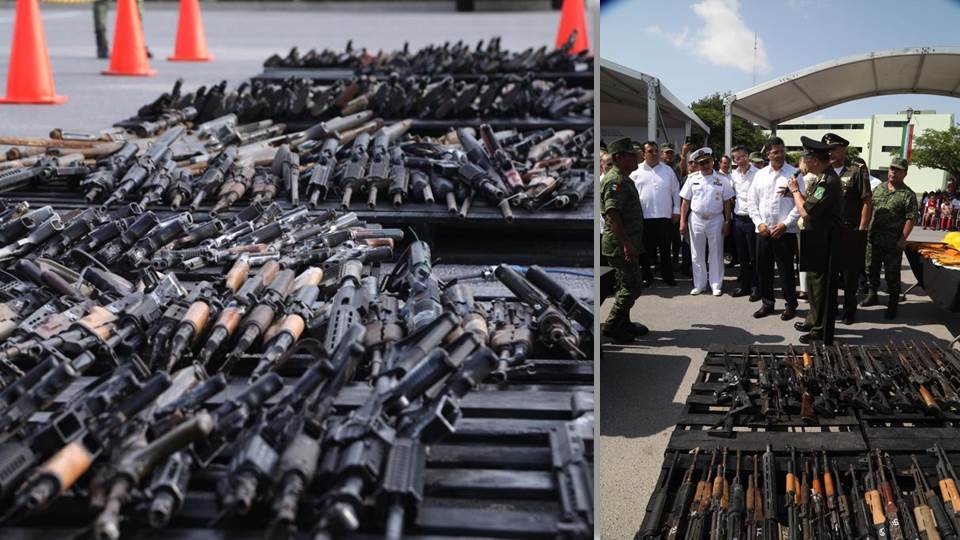 Gobierno de Tamaulipas dispuesto a la colaboración para combatir trasiego de armas