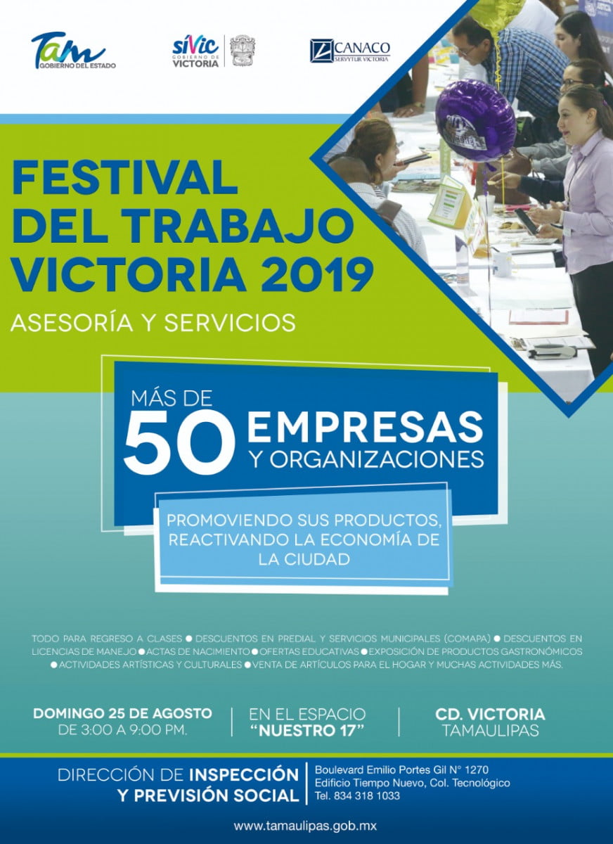 Reactivan economía local con Feria del Trabajo 2019.