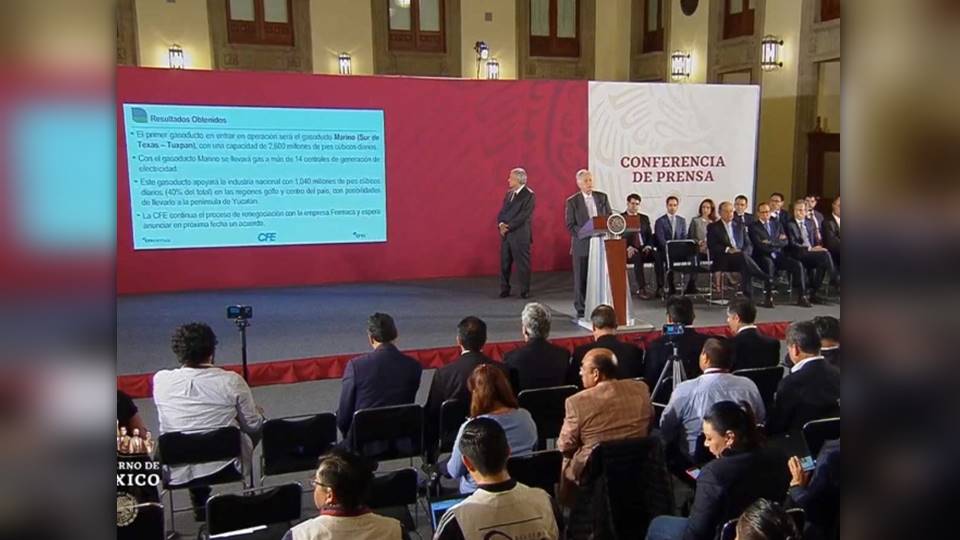 Ahorrará CFE 4.5 mmdd con acuerdo sobre gasoductos