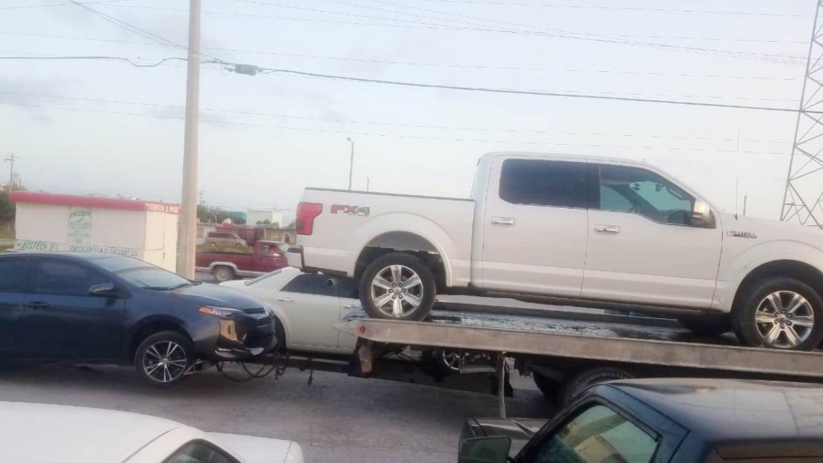 Recuperan en Matamoros Ford F150 y Toyota Corolla que habían sido robados