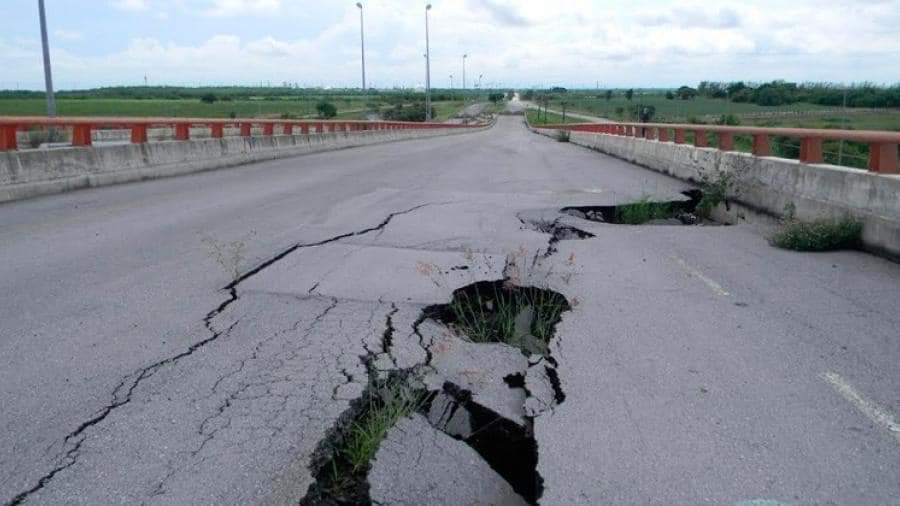 Inservible el 40 por ciento del «Puente Roto» en Altamira; la obra tiene fallas de origen