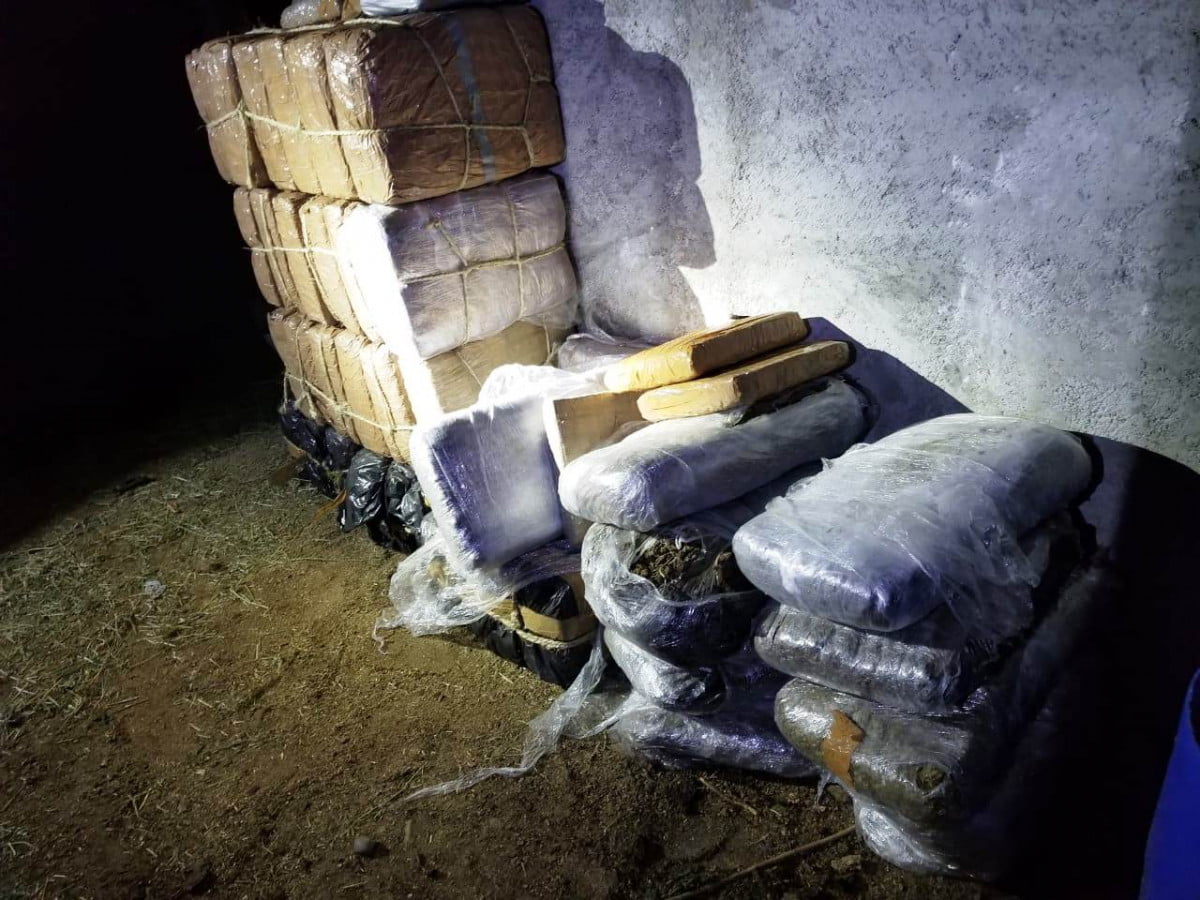 Aseguran más de 200 kilos de droga en Miguel Alemán