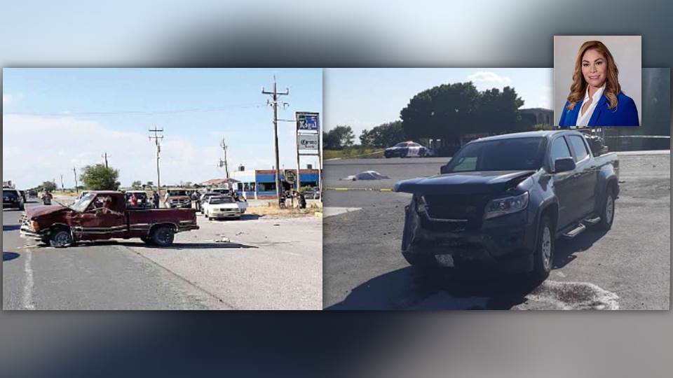 Alcaldesa participa en choque, un abuelito muere en el lugar
