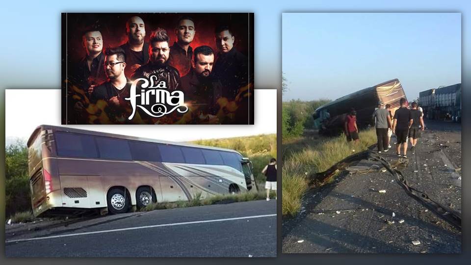 Grupo “La Firma” sufre accidente carretero en la Monterrey-Monclova