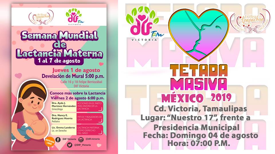 Celebra DIF Victoria Semana Mundial de Lactancia Materna