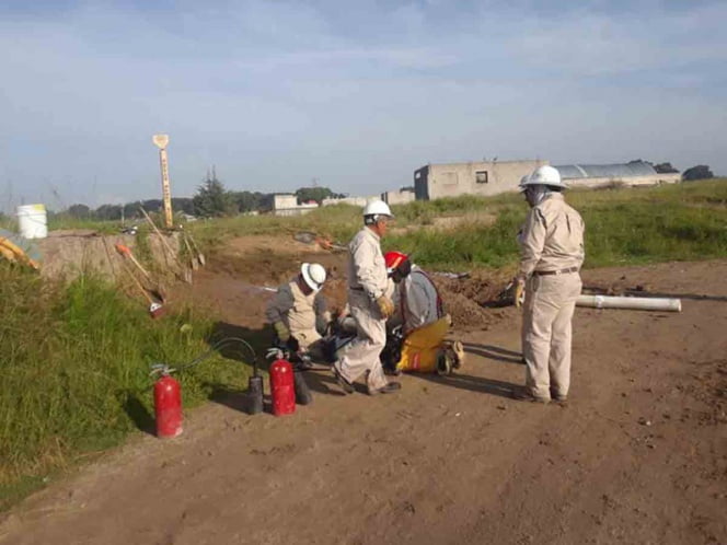 Controlan fuga de gas LP en Amozoc, Puebla