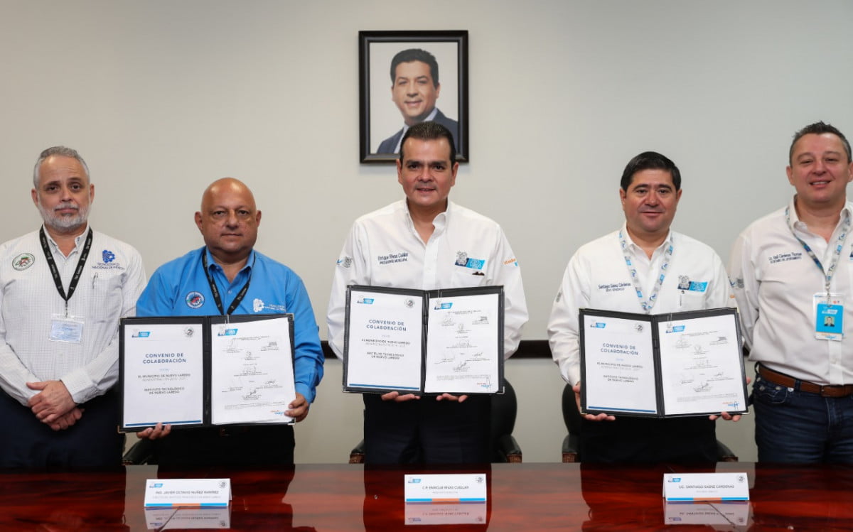 Firma Tec convenio con Municipio de Nuevo Laredo para servicio social de sus alumnos