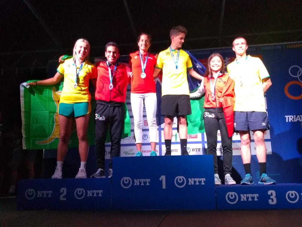 Destacan tamaulipecos en Mundial de Triatlón; llegan dos medallas de plata.