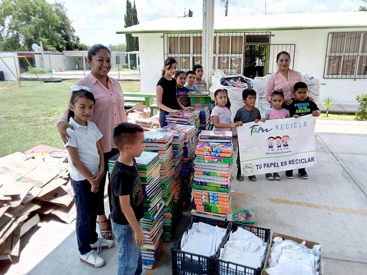 Logra Tamaulipas reciclar más de 500 toneladas de papel.