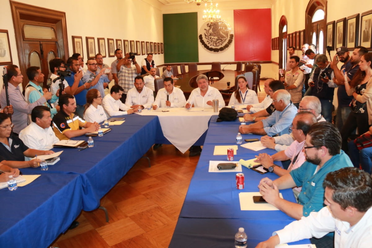 Sesiona Consejo Municipal de Protección Civil en Victoria