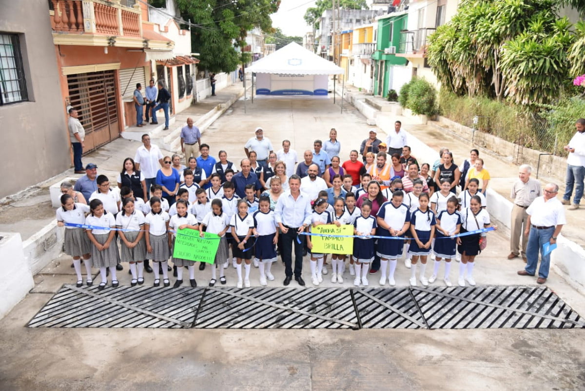 Fortalece Chucho Nader Seguridad de la  Col. Moctezuma con Nuevo Dren Pluvial