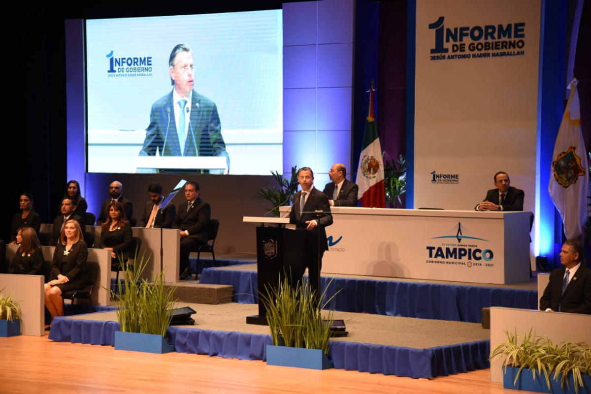 «Estamos Reinventando Tampico»; Chucho Nader rinde su Primer Informe de Gobierno