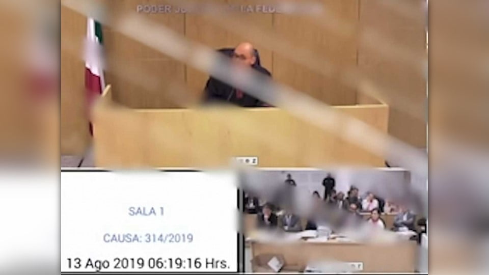 Filtran video de audiencia de Rosario Robles