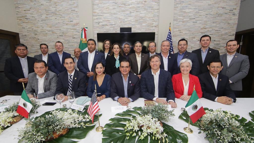 Refrenda Rivas a Embajador de EU compromiso de NLD por la región