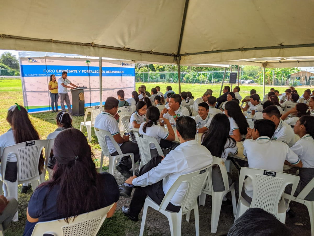 Proponen Gobierno de Tamaulipas y comunidad escolar acciones en beneficio del medio ambiente.