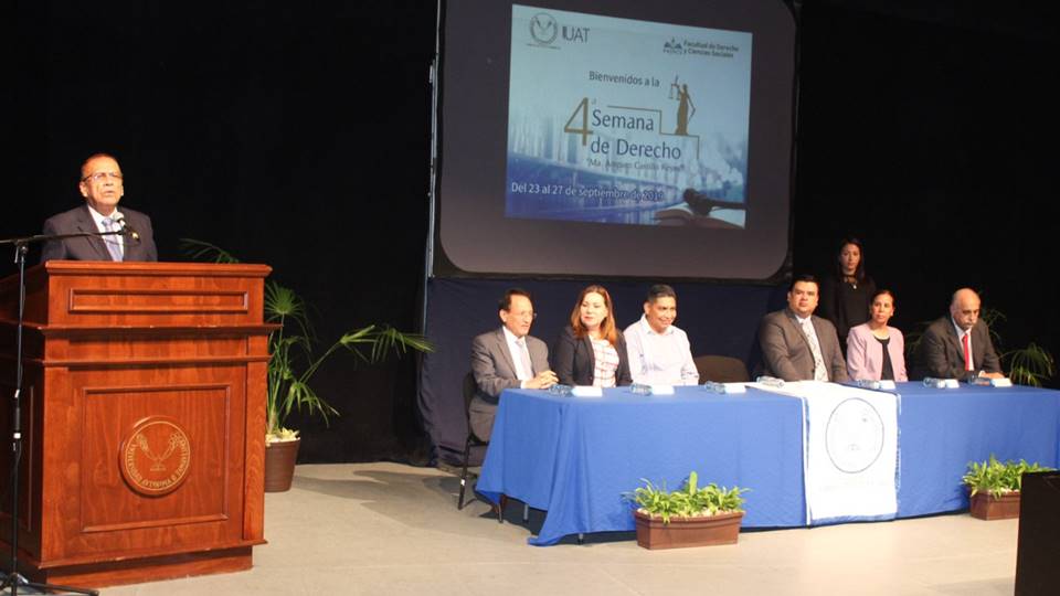 Imparte la UAT semana académica de derecho en el campus sur