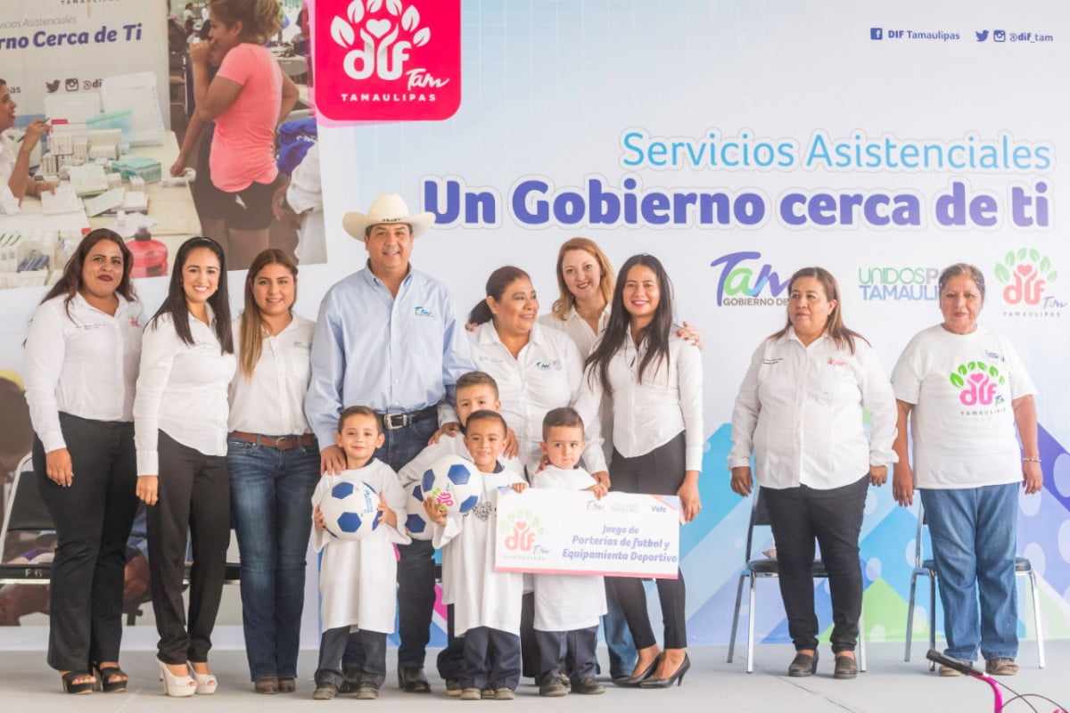 Continúa Gobierno del Estado y DIF Tamaulipas acercando servicios y apoyos a las familias de la entidad