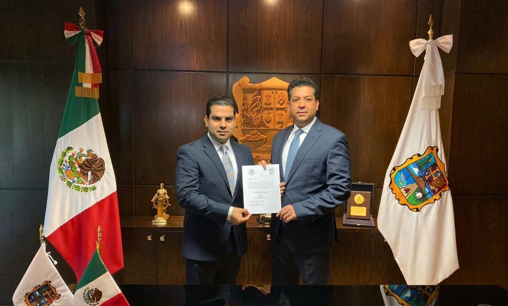 Nombran a David Cerda Zúñiga Jefe de la Oficina del Gobernador en Tamaulipas