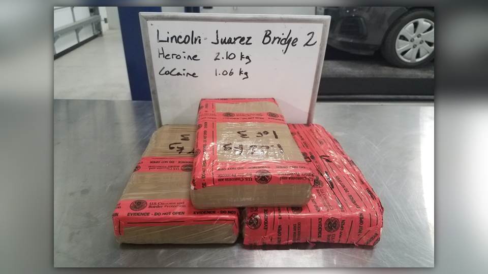 Decomisan narcóticos en Laredo con valor de 2.3 mdd