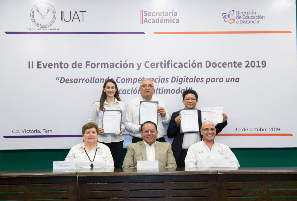 Certifica UAT a docentes para la educación multimodal y a distancia