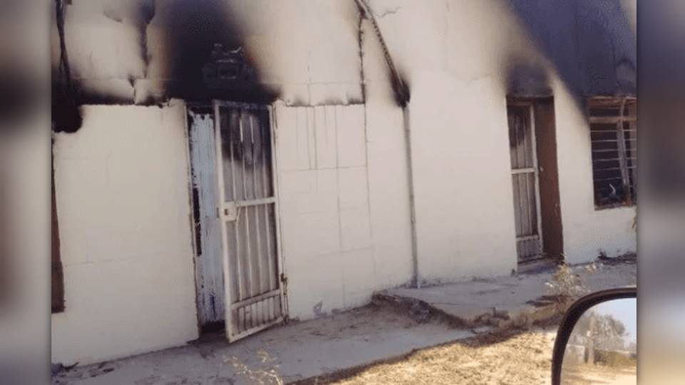 Delincuentes incendian casas en ranchería de Reynosa