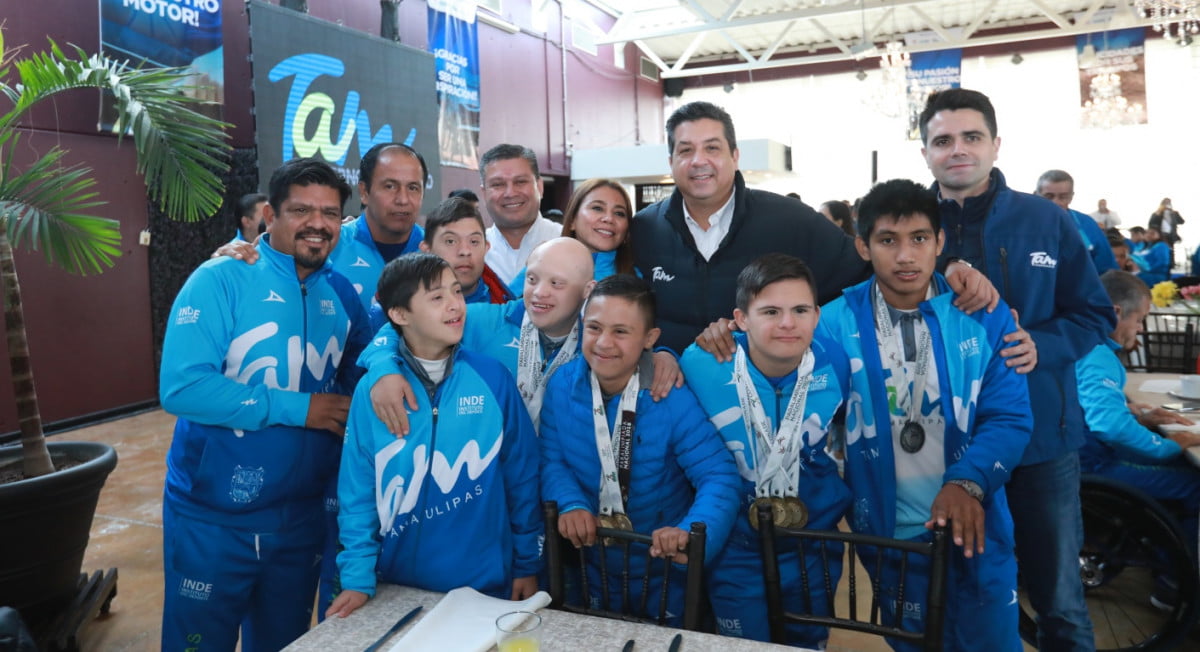 Reconoce Gobierno de Tamaulipas a sus deportistas paralímpicos