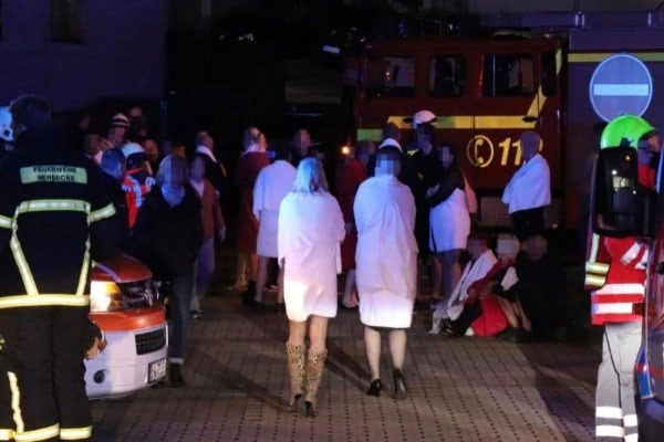 Evacuan a 300 participantes de una orgía por fuga de gas