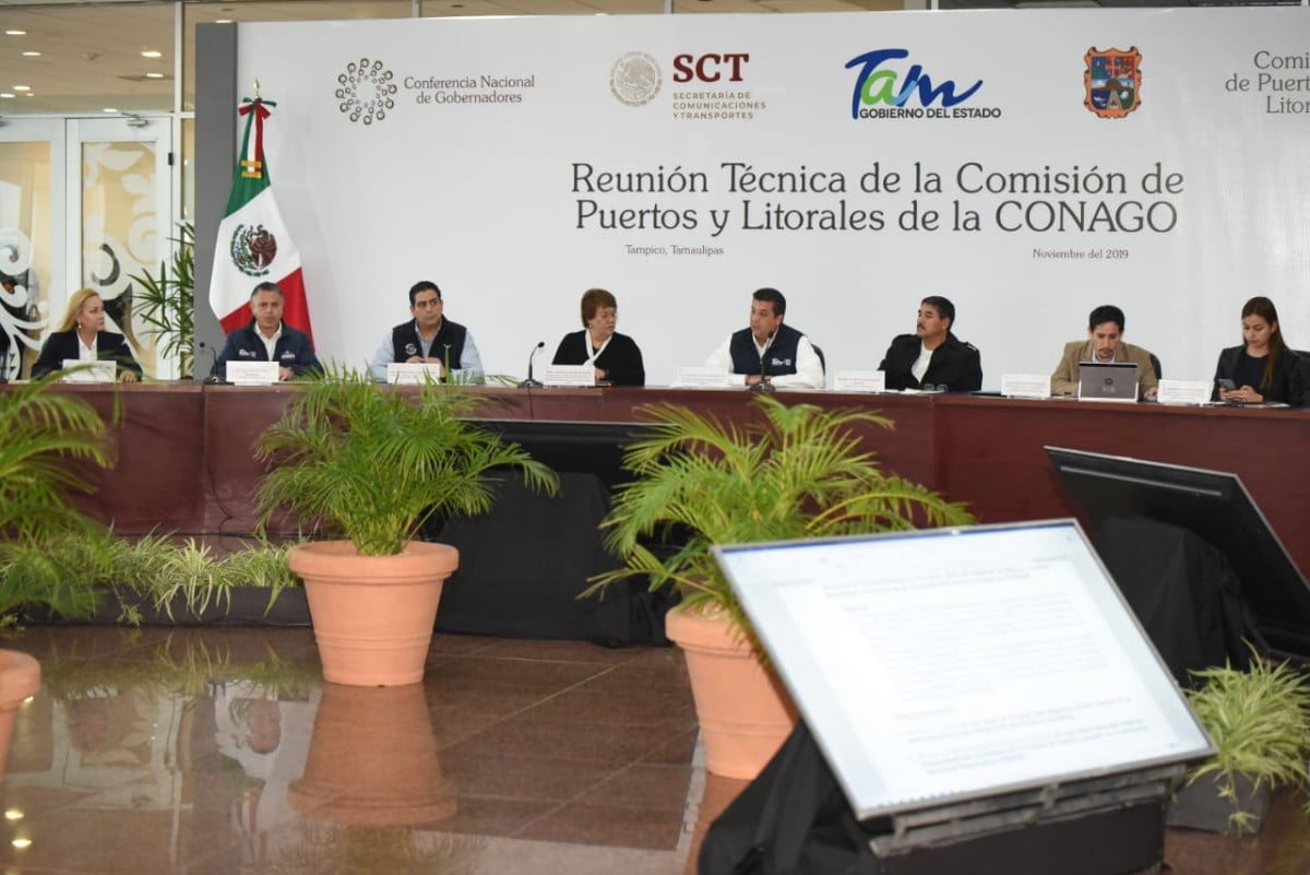 Sesiona en Tampico la Comisión de Puertos de la Conago