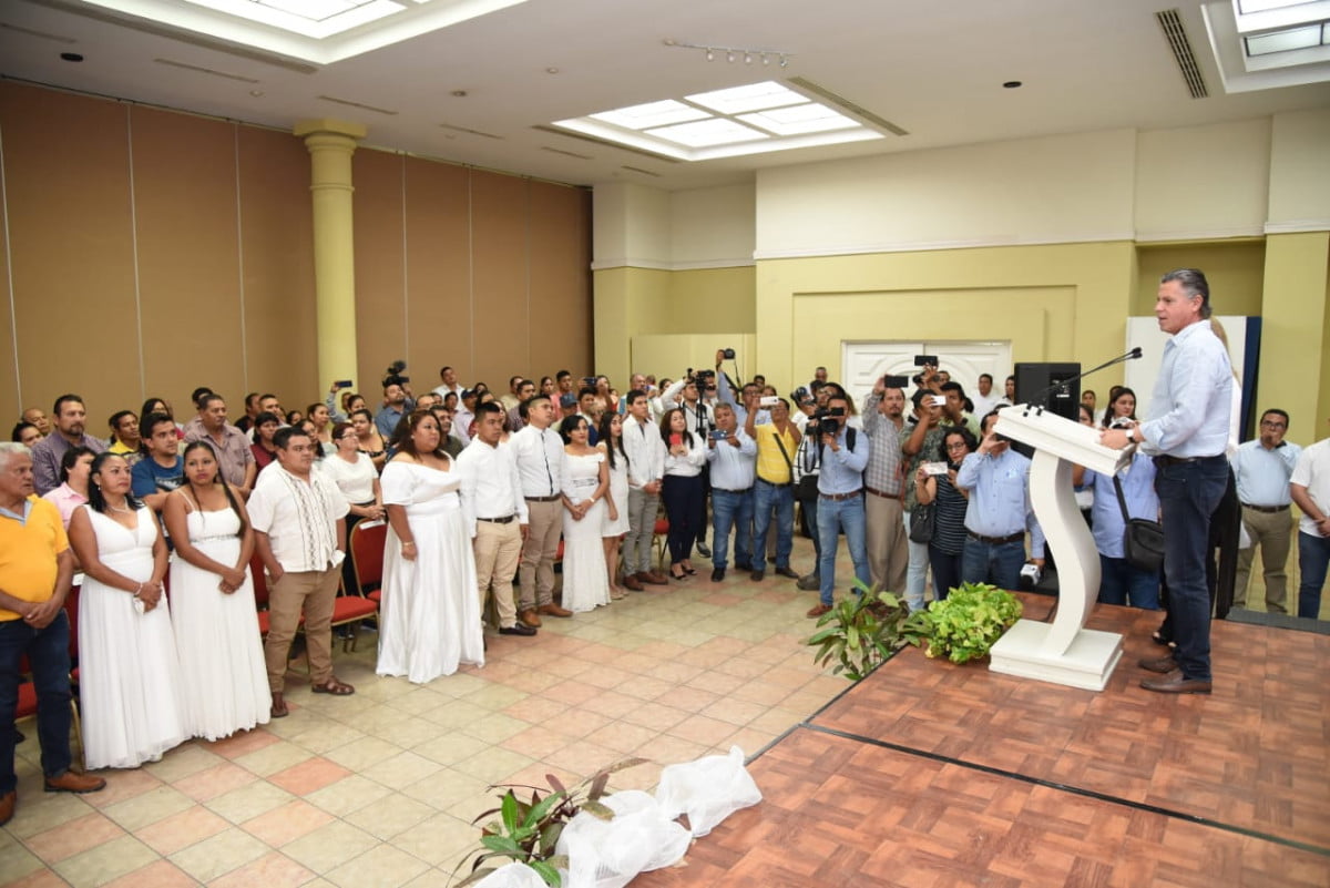 Se casan 72 Parejas en la Campaña de Matrimonios Colectivos