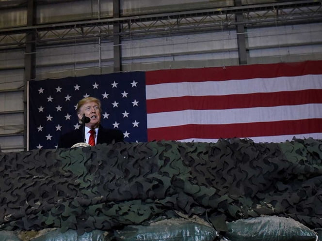 Trump realiza visita sorpresa a las tropas de EU en Afganistán