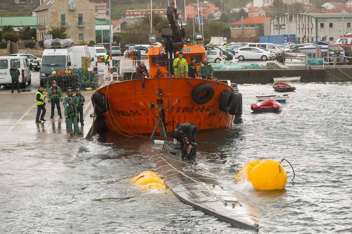 Captura España el primer narcosubmarino detectado en Europa