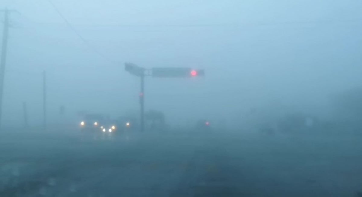 Banco de niebla afecta a Nuevo Laredo