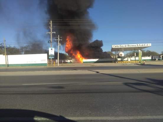 Se registra fuerte explosión en gasera de Reynosa