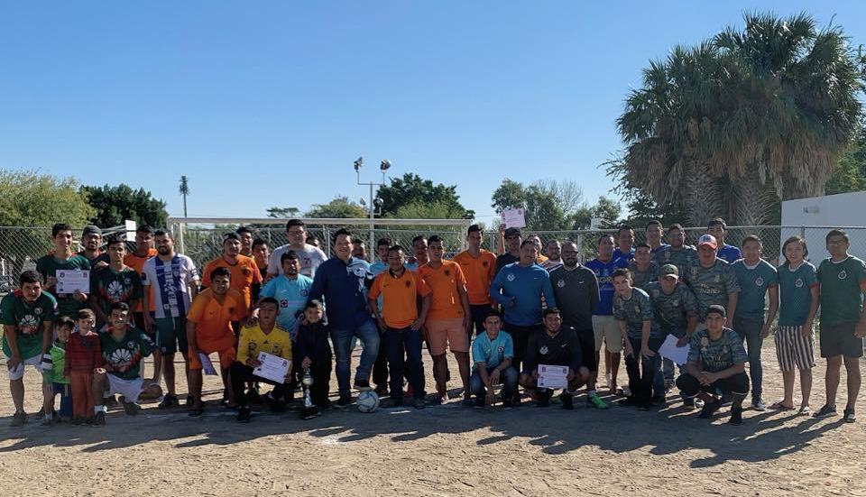 Tras inaugurar torneo de fútbol, destaca Mario Ramos que en Tamaulipas hay interés en el deporte