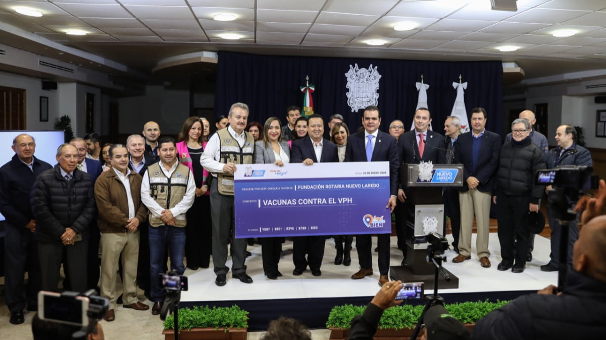 Entregan Rivas y Palos recursos para 4° Campaña contra el VPH