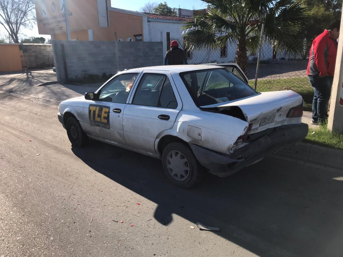 Choque por alcance en Nuevo Laredo