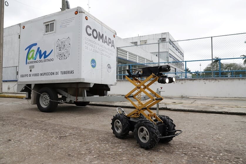 COMAPA Zona Conurbada utilizará Robot para supervisar la Red Hidrosanitaria