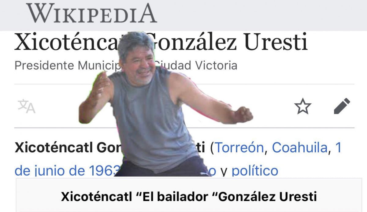 Wikipedia describe a Xico como “el bailador” y que usa prestanombres para desviar recursos